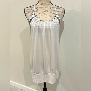 Lululemon Athletica White Muscle Tee